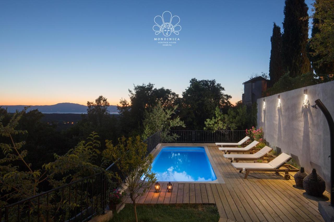 Mondinica Heritage House - Heated Pool Dobrinj Exterior photo